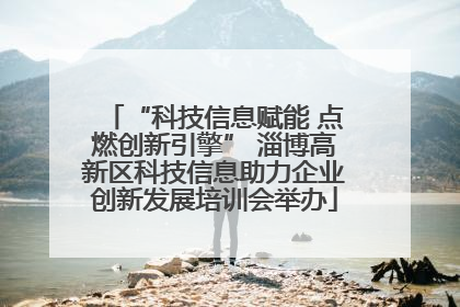 “科技信息赋能 点燃创新引擎” 淄博高新区科技信息助力企业创新发展培训会举办