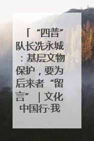 “四普”队长冼永城：基层文物保护，要为后来者“留言”｜文化中国行·我在广东找文物
