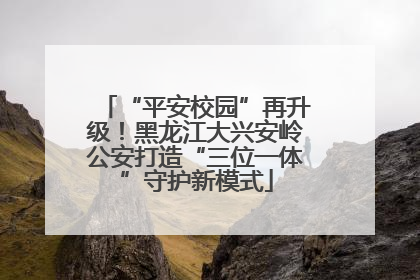 “平安校园”再升级！黑龙江大兴安岭公安打造“三位一体”守护新模式