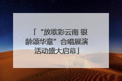 “放歌彩云南 银龄颂华章”合唱展演活动盛大启幕