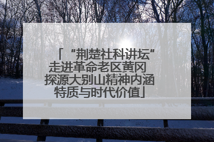 “荆楚社科讲坛”走进革命老区黄冈 探源大别山精神内涵特质与时代价值