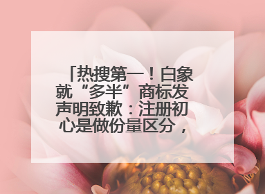 热搜第一！白象就“多半”商标发声明致歉：注册初心是做份量区分，将尽快调整