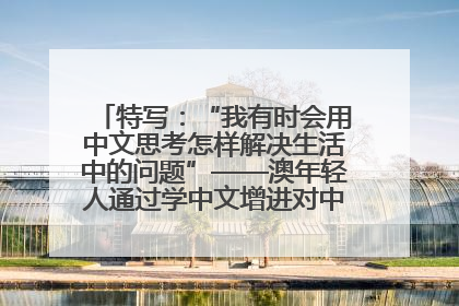 特写：“我有时会用中文思考怎样解决生活中的问题”——澳年轻人通过学中文增进对中华文化的理解