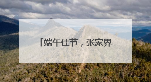 端午佳节，张家界国家森林公园“宠游客”活动带你解锁松弛感假期！