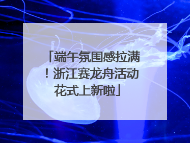 端午氛围感拉满！浙江赛龙舟活动花式上新啦