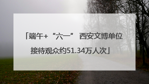 端午+“六一” 西安文博单位接待观众约51.34万人次