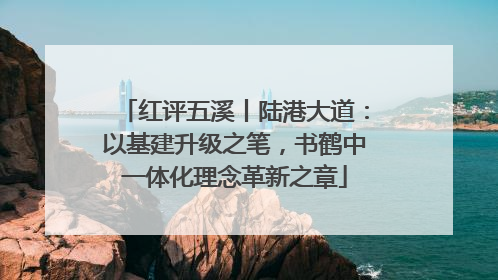 红评五溪丨陆港大道：以基建升级之笔，书鹤中一体化理念革新之章