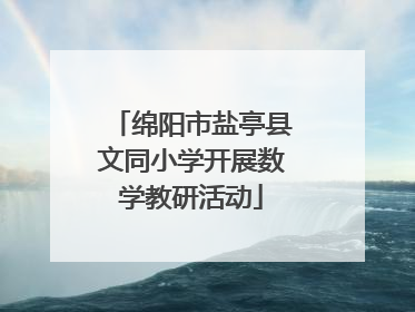 绵阳市盐亭县文同小学开展数学教研活动