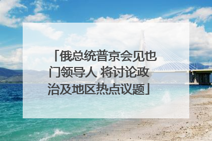 俄总统普京会见也门领导人 将讨论政治及地区热点议题