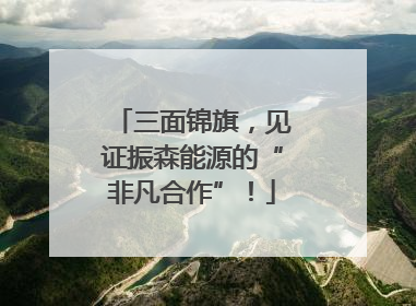 三面锦旗，见证振森能源的“非凡合作”！