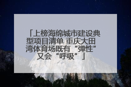上榜海绵城市建设典型项目清单 重庆大田湾体育场既有“弹性”又会“呼吸”