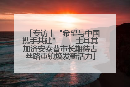 专访丨“希望与中国携手共建”——土耳其加济安泰普市长期待古丝路重镇焕发新活力