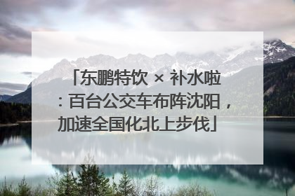 东鹏特饮 × 补水啦：百台公交车布阵沈阳，加速全国化北上步伐