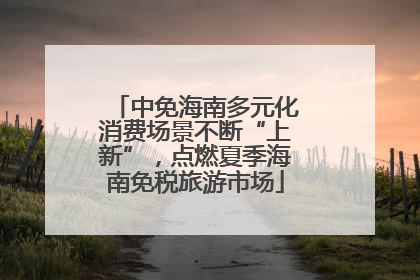 中免海南多元化消费场景不断“上新”，点燃夏季海南免税旅游市场