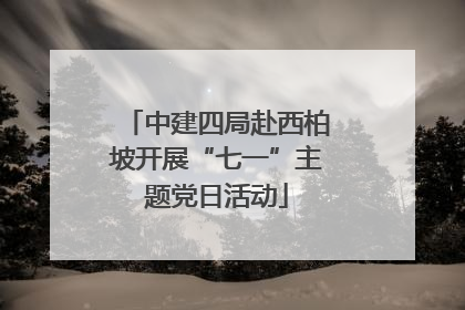 中建四局赴西柏坡开展“七一”主题党日活动