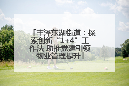 丰泽东湖街道：探索创新“1+4”工作法 助推党建引领物业管理提升