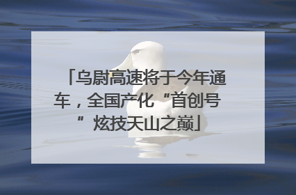 乌尉高速将于今年通车，全国产化“首创号”炫技天山之巅