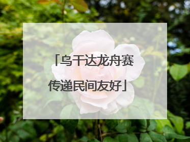 乌干达龙舟赛传递民间友好
