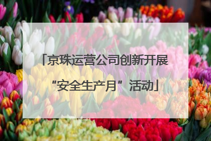 京珠运营公司创新开展“安全生产月”活动