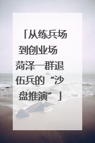 从练兵场到创业场 菏泽一群退伍兵的“沙盘推演”