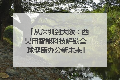 从深圳到大阪：西昊用智能科技解锁全球健康办公新未来