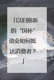 以旧换新的“国补”资金如何抵达消费者？