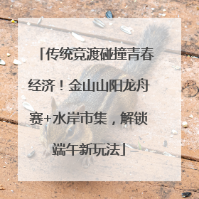 传统竞渡碰撞青春经济！金山山阳龙舟赛+水岸市集，解锁端午新玩法
