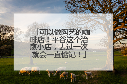 可以做陶艺的咖啡店！平谷这个治愈小店，去过一次就会一直惦记！