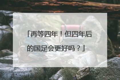 再等四年！但四年后的国足会更好吗？