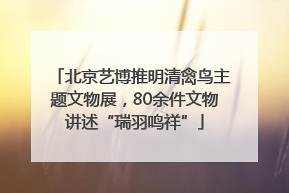 北京艺博推明清禽鸟主题文物展，80余件文物讲述“瑞羽鸣祥”