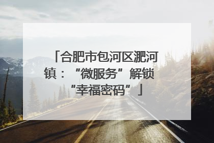 合肥市包河区淝河镇：“微服务”解锁“幸福密码”