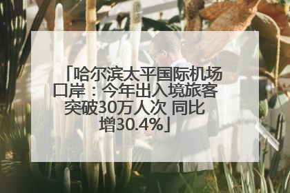 哈尔滨太平国际机场口岸：今年出入境旅客突破30万人次 同比增30.4%