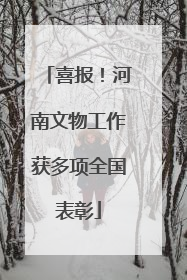 喜报！河南文物工作获多项全国表彰
