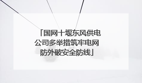 国网十堰东风供电公司多举措筑牢电网防外破安全防线