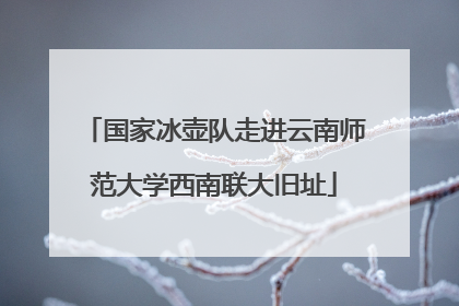 国家冰壶队走进云南师范大学西南联大旧址