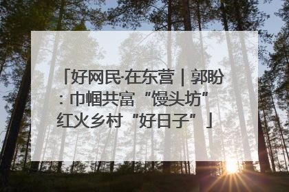 好网民·在东营｜郭盼：巾帼共富“馒头坊” 红火乡村“好日子”