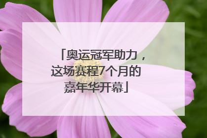 奥运冠军助力，这场赛程7个月的嘉年华开幕