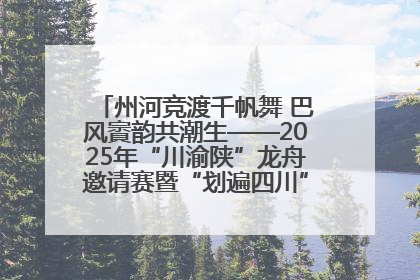 州河竞渡千帆舞 巴风賨韵共潮生——2025年“川渝陕”龙舟邀请赛暨“划遍四川”达川站圆满收官