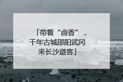 带着“卤香”，千年古城邵阳武冈来长沙邀客