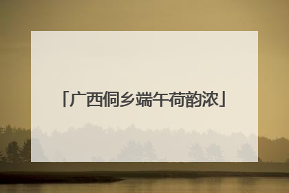 广西侗乡端午荷韵浓