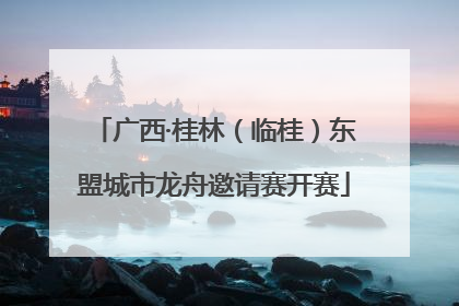 广西·桂林（临桂）东盟城市龙舟邀请赛开赛