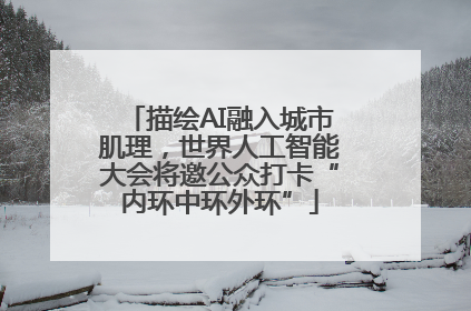 描绘AI融入城市肌理，世界人工智能大会将邀公众打卡“内环中环外环”
