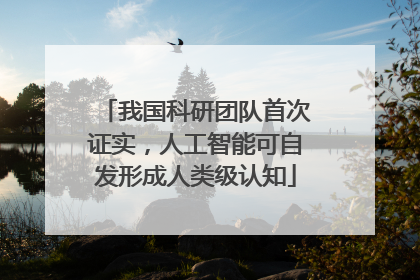 我国科研团队首次证实，人工智能可自发形成人类级认知