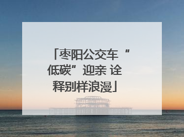 枣阳公交车“低碳”迎亲 诠释别样浪漫