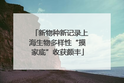 新物种新记录上海生物多样性“摸家底”收获颇丰