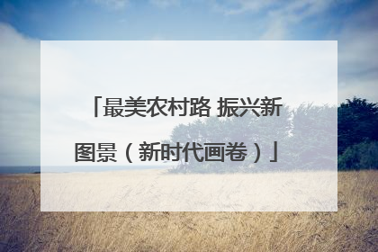 最美农村路 振兴新图景（新时代画卷）