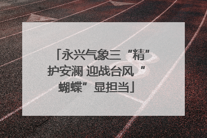 永兴气象三“精”护安澜 迎战台风“蝴蝶”显担当
