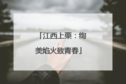 江西上栗：绚美焰火致青春