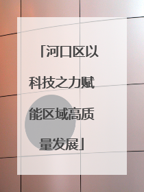 河口区以科技之力赋能区域高质量发展
