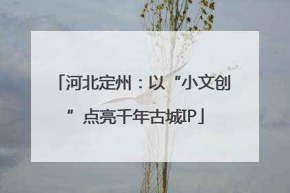 河北定州：以“小文创”点亮千年古城IP